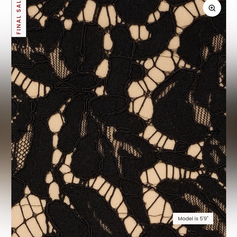 Aidan by Aidan Mattox Cap Sleeve Lace Cocktail Dress with Feather Trim in Black - Picture 6 of 15